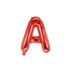 Piros fólia lufi A betű ünnepre