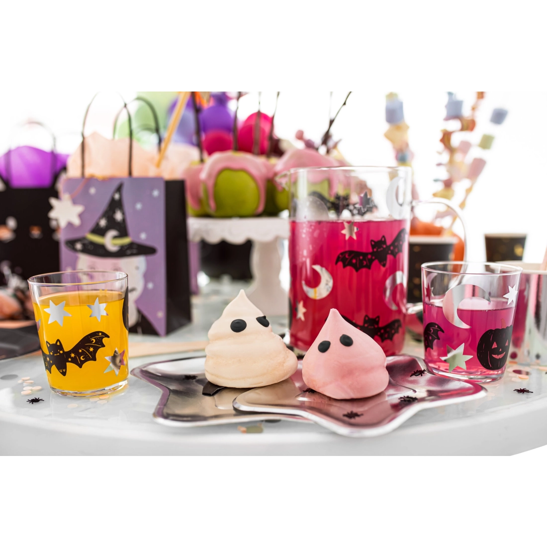 Halloween falmatricák – motívumok mixe, 14 darabos csomag