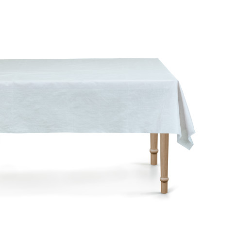 Eldobható világoskék szintetikus asztalterítő 180x120 cm, téglalap alakú Eldobható világoskék szintetikus asztalterítő 180x120 cm, téglalap alakú