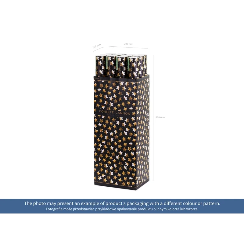 Konfeti top delo srebrne zvezde 60 cm – party efekt