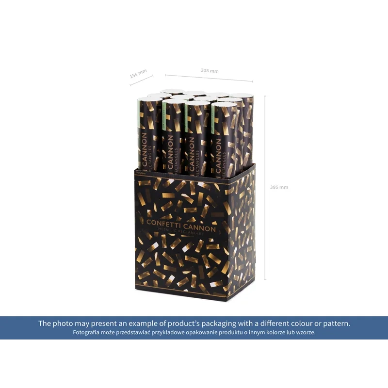 Konfeti in serpentini mix – izstrelitveni party top 40 cm