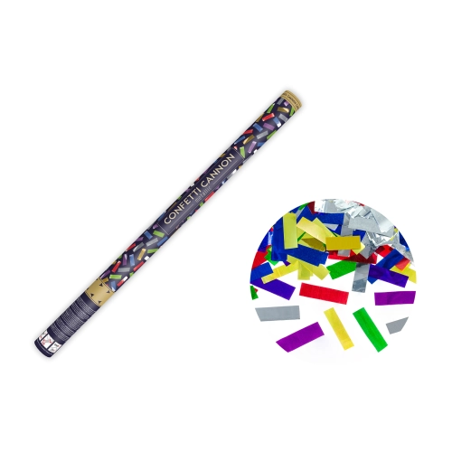 Tun confetti 80 cm – mix metalic colorat
