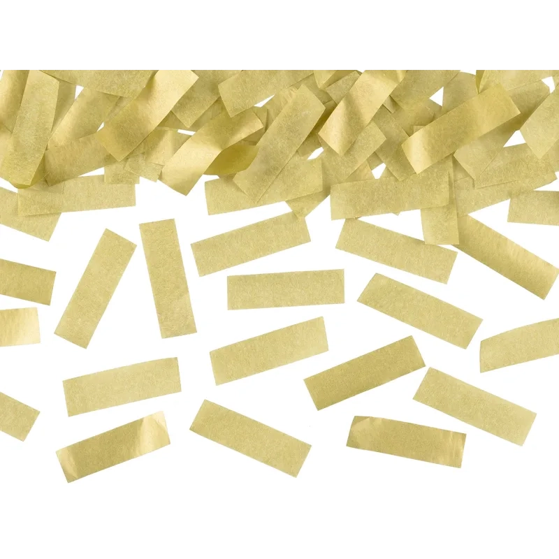 Zlati konfeti top 40 cm – papirnati pravokotniki
