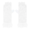 Fehér csipkekesztyű partyra, 26 cm