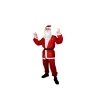 Kostým Santa Clausa červený s bradou, veľkosť 170–190 cm, 5-dielny set