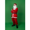 Kostým Santa Clausa červený s bradou, veľkosť 170–190 cm, 5-dielny set
