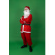 Kostým Santa Clausa červený s bradou, veľkosť 170–190 cm, 5-dielny set