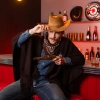 Pălărie de cowboy pentru petrecere, maro deschis