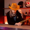 Pălărie de cowboy pentru petrecere, maro deschis