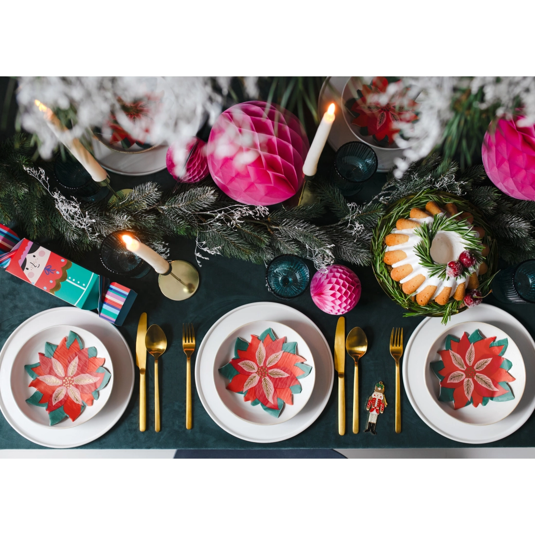 Kovinski zlat svečnik za svečo 22 cm