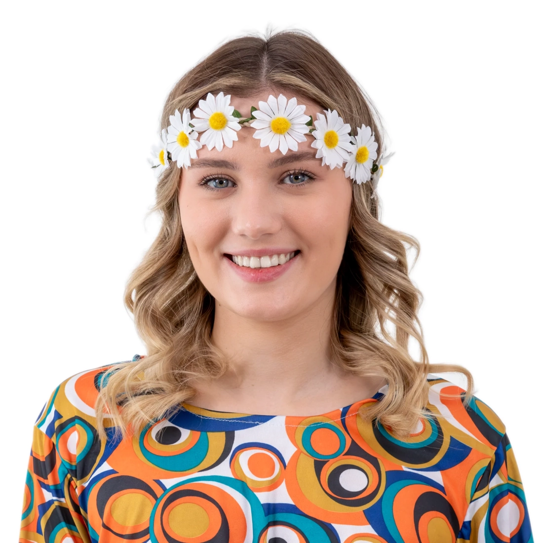 Univerzalni cvjetni vjenčić za party s tratinčicama