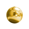 Napihljiva zlata zrcalna krogla 120 cm – dekoracija za zabave in dogodke