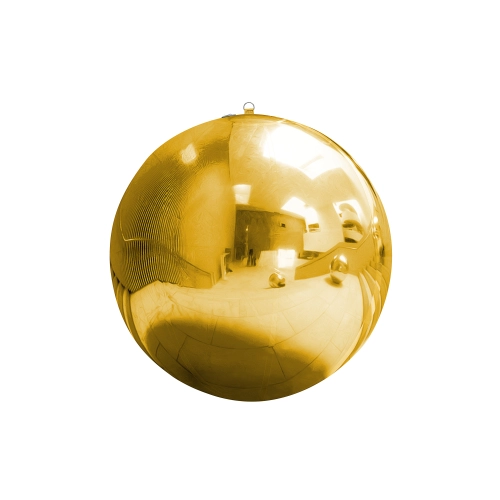 Minge oglindă aurie gonflabilă 120 cm – decorațiune pentru petreceri și evenimente