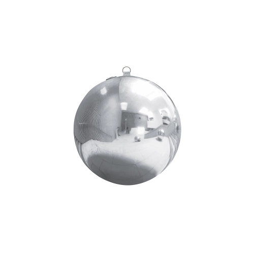 Nafukovacia zrkadlová guľa strieborná 60 cm – párty dekorácia