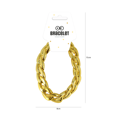 Zlata zapestnica v disco slogu iz 80. let za zabavo