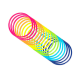 Neonske party zapestnice multicolor disco 80s, 18 kosov