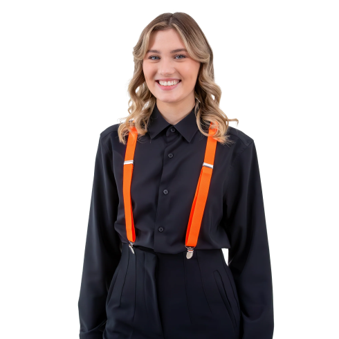 Neonske oranžne party naramnice