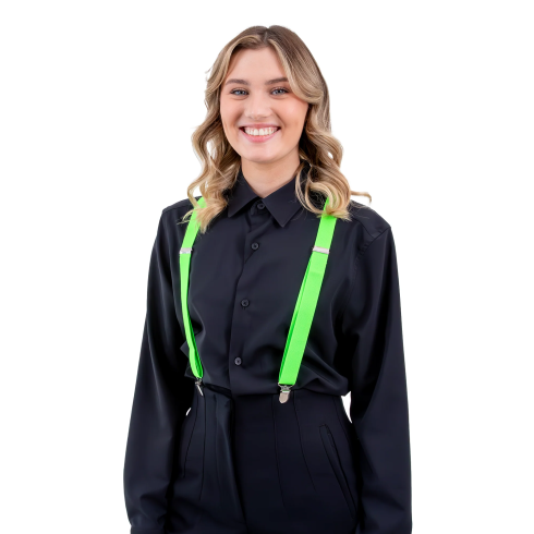 Neon zelen naramnice za zabave