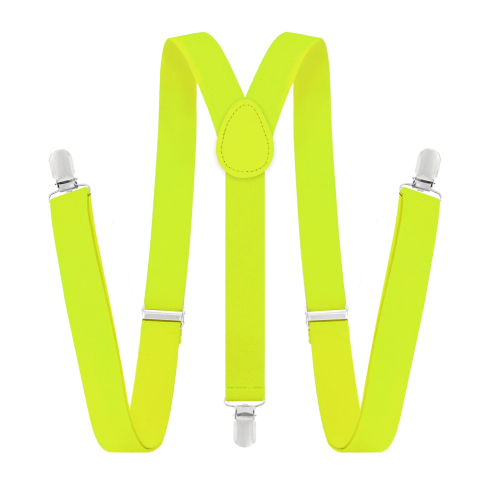 Neon rumeni naramniki za pustni kostum