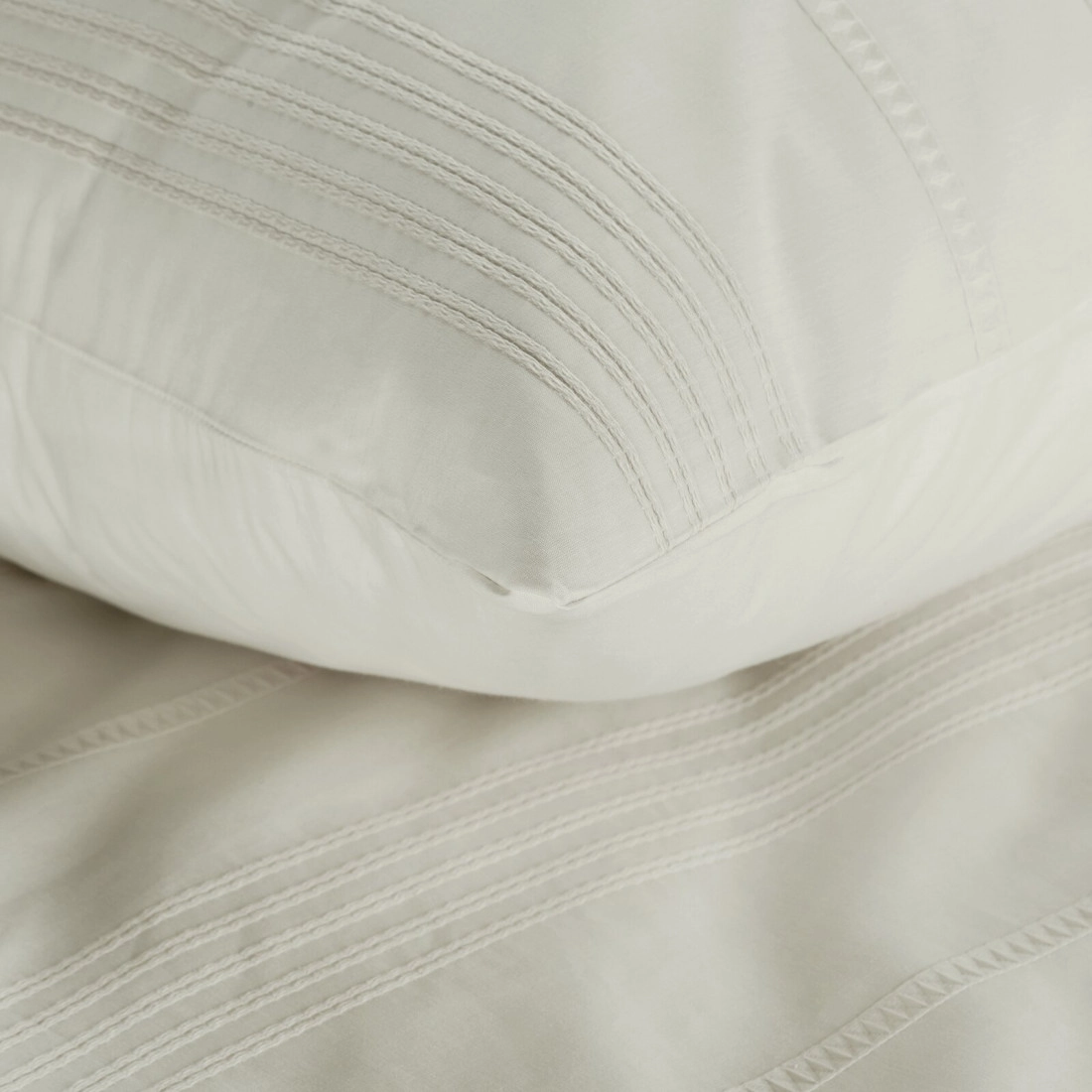 Povlečení 160x200 cm bavlněné renforcé, krémové