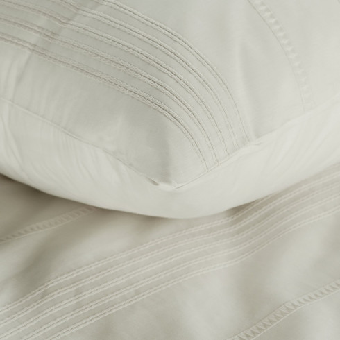 Obliečky 160x200 cm bavlnené renforcé, krémové