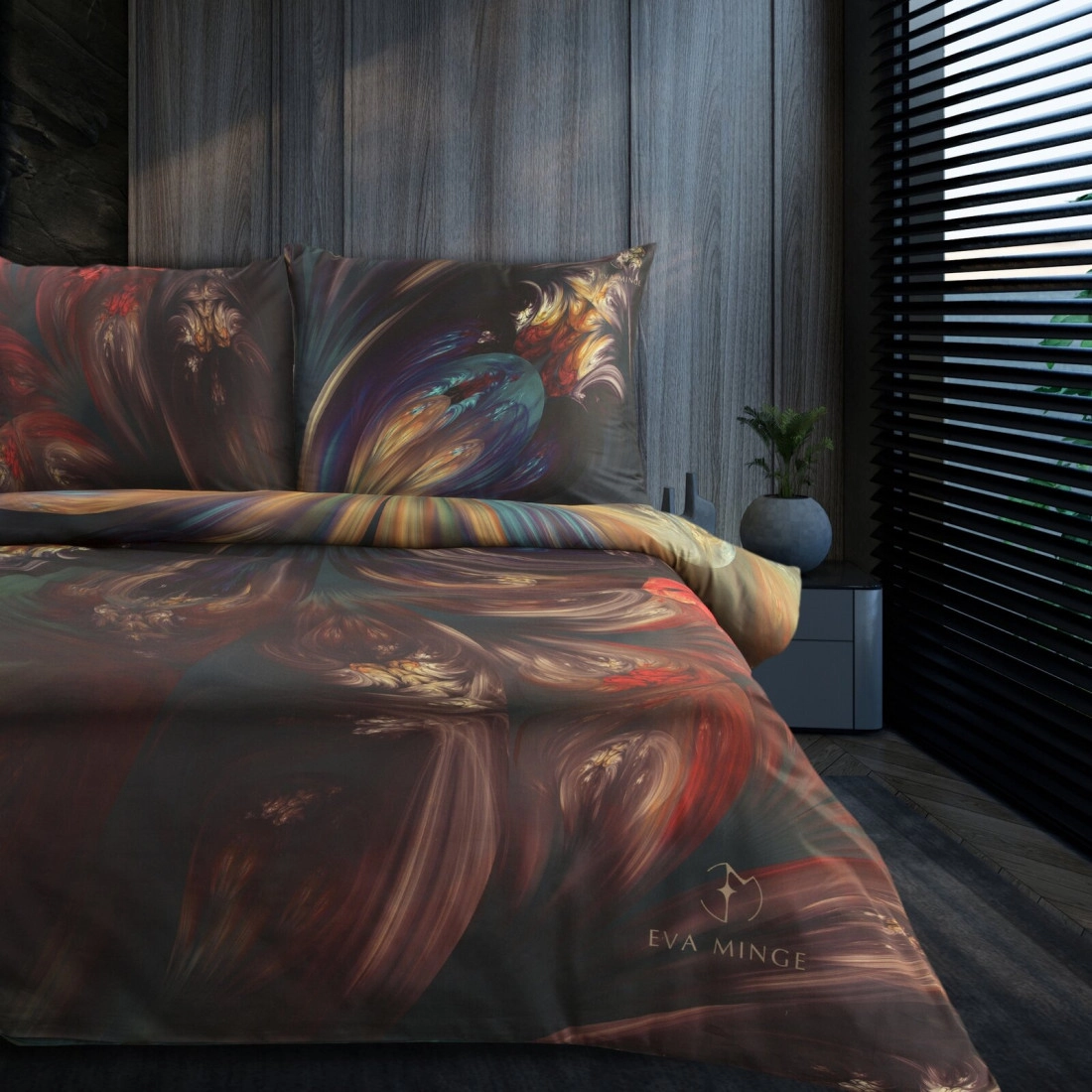 Povlečení 160x200 cm bavlněný satén, vícebarevné