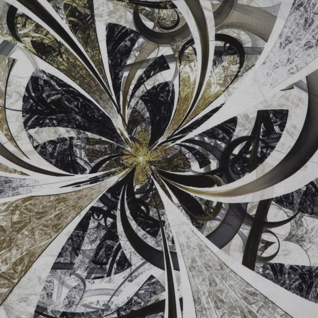 Saténové povlečení 160x200 cm, světle krémové a hnědé