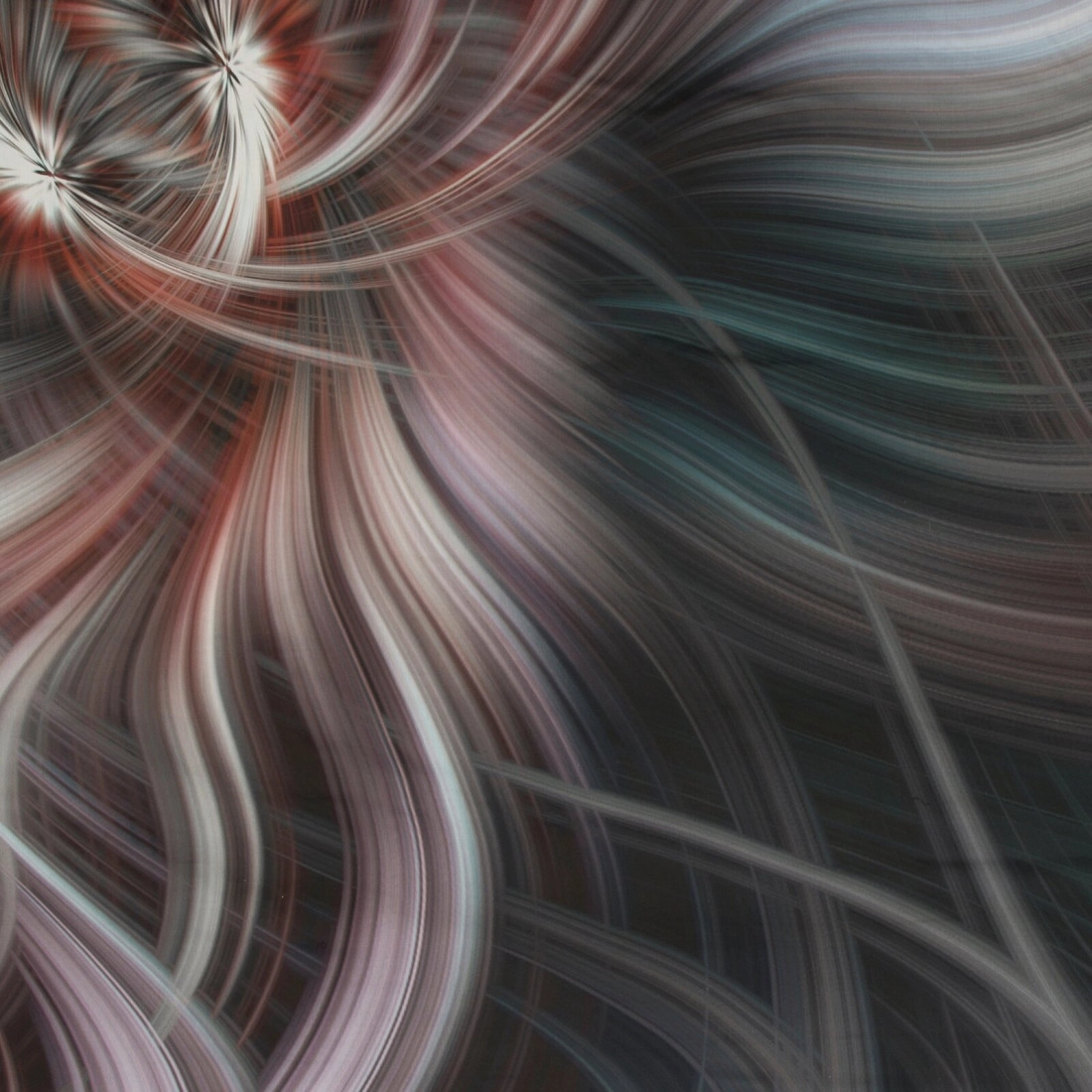 Povlečení 220x200 cm bavlněný satén, ocelové a fialové