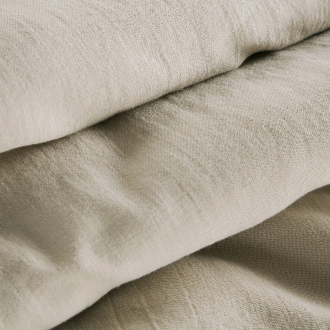 Obliečky 220x200 cm ľanovo bavlnené krémové