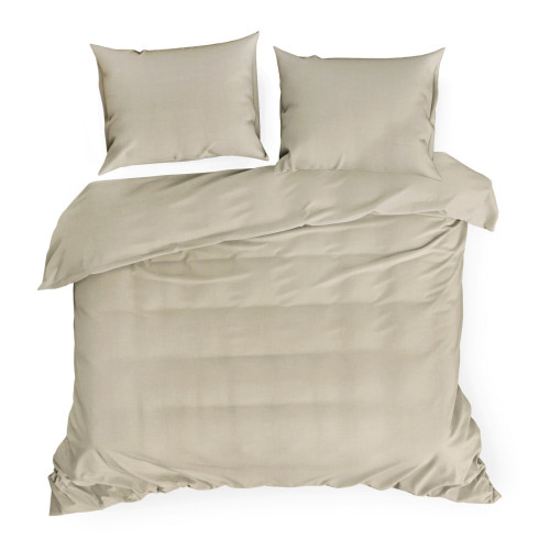 Obliečky 220x200 cm ľanovo bavlnené krémové