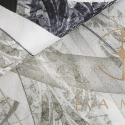 Obliečky 220x200 cm saténové, jasnokremové a hnedé