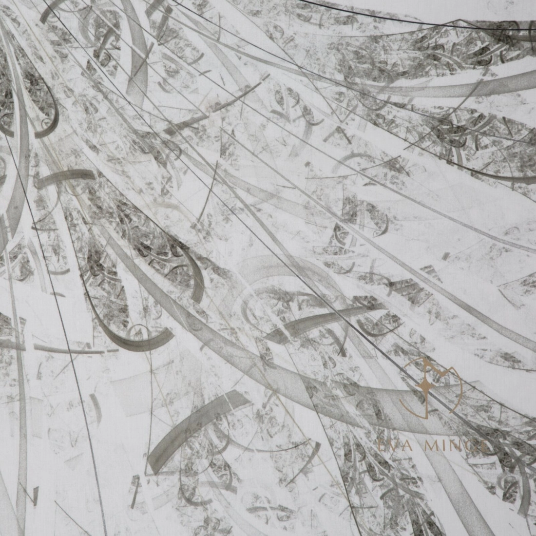 Saténové povlečení 220x200 cm, světle krémové a hnědé