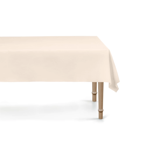 Bézs szintetikus abrosz 137x183 cm – strapabíró asztalterítő