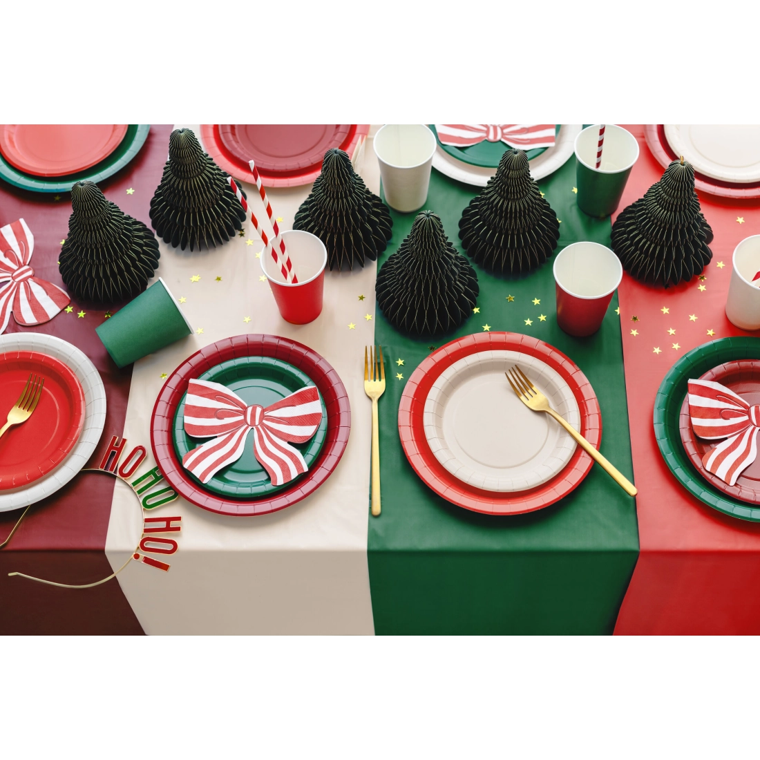 Sötétpiros szintetikus abrosz 137x183 cm