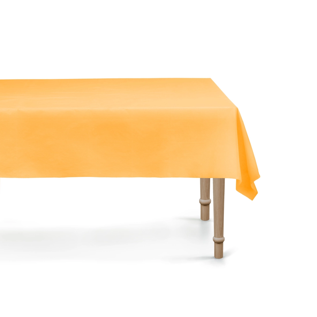 Namizni prt svetlo oranžen 137x183 cm sintetični