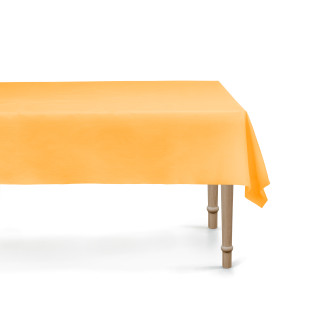 Svjetlonarančasti sintetički stolnjak 137 x 183 cm