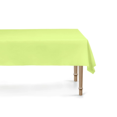 Față de masă verde deschis 137x183 cm din țesătură sintetică