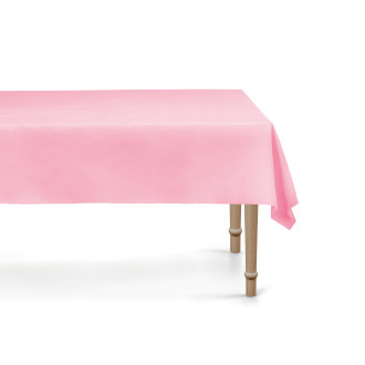 Namizni prt rožnato roza 137x183 cm iz sintetičnega materiala