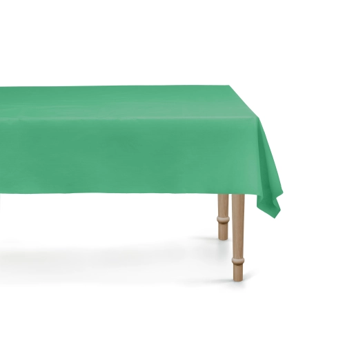 Față de masă verde închis 137x183 cm din țesătură sintetică