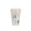 Pahare de hârtie bej 250 ml – set 6 buc.