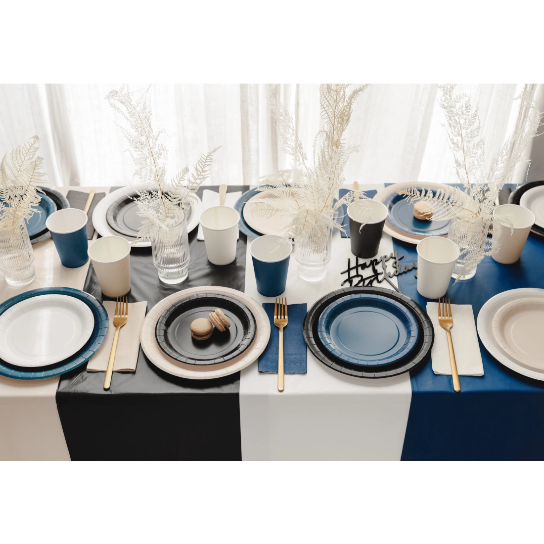 Pahare din hârtie albe 250 ml – set 6 buc.