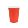 Papirnati kozarci rdeči 250 ml – 6 kosov, za enkratno uporabo