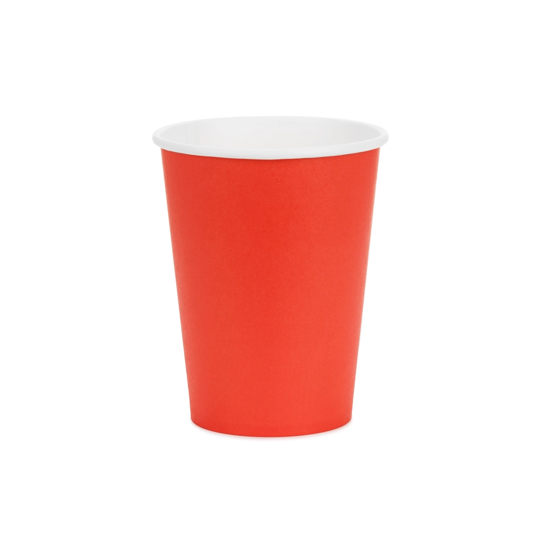 Papirnati kozarci rdeči 250 ml – 6 kosov, za enkratno uporabo