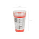 Piros papír pohár 250 ml – 6 darabos csomag Piros papír pohár 250 ml – 6 darabos csomag