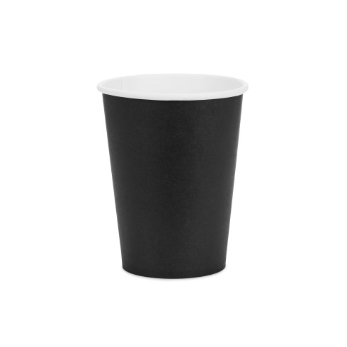 Fekete papír pohár 250 ml, eldobható (6 db/csomag) Fekete papír pohár 250 ml, eldobható (6 db/csomag)