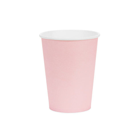 Rózsaszín papír pohár 250 ml – 6 darabos csomag Rózsaszín papír pohár 250 ml – 6 darabos csomag