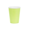 Világoszöld papírpohár 250 ml – 6 darabos csomag