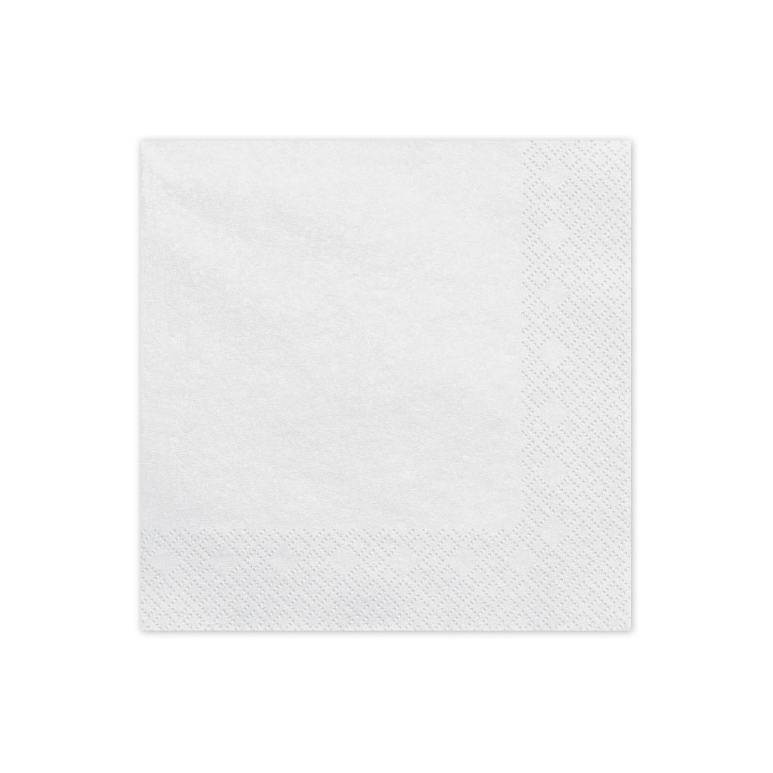 Fehér papírszalvéta 33x33 cm – 20 darabos csomag