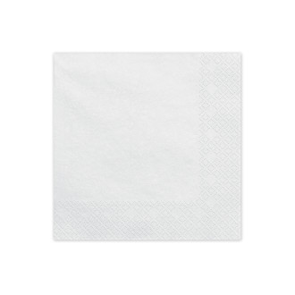 Papirnate bijele salvete 33 × 33 cm – pakiranje 20 kom