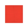 Piros papírszalvéta 33x33 cm – 20 darabos csomag